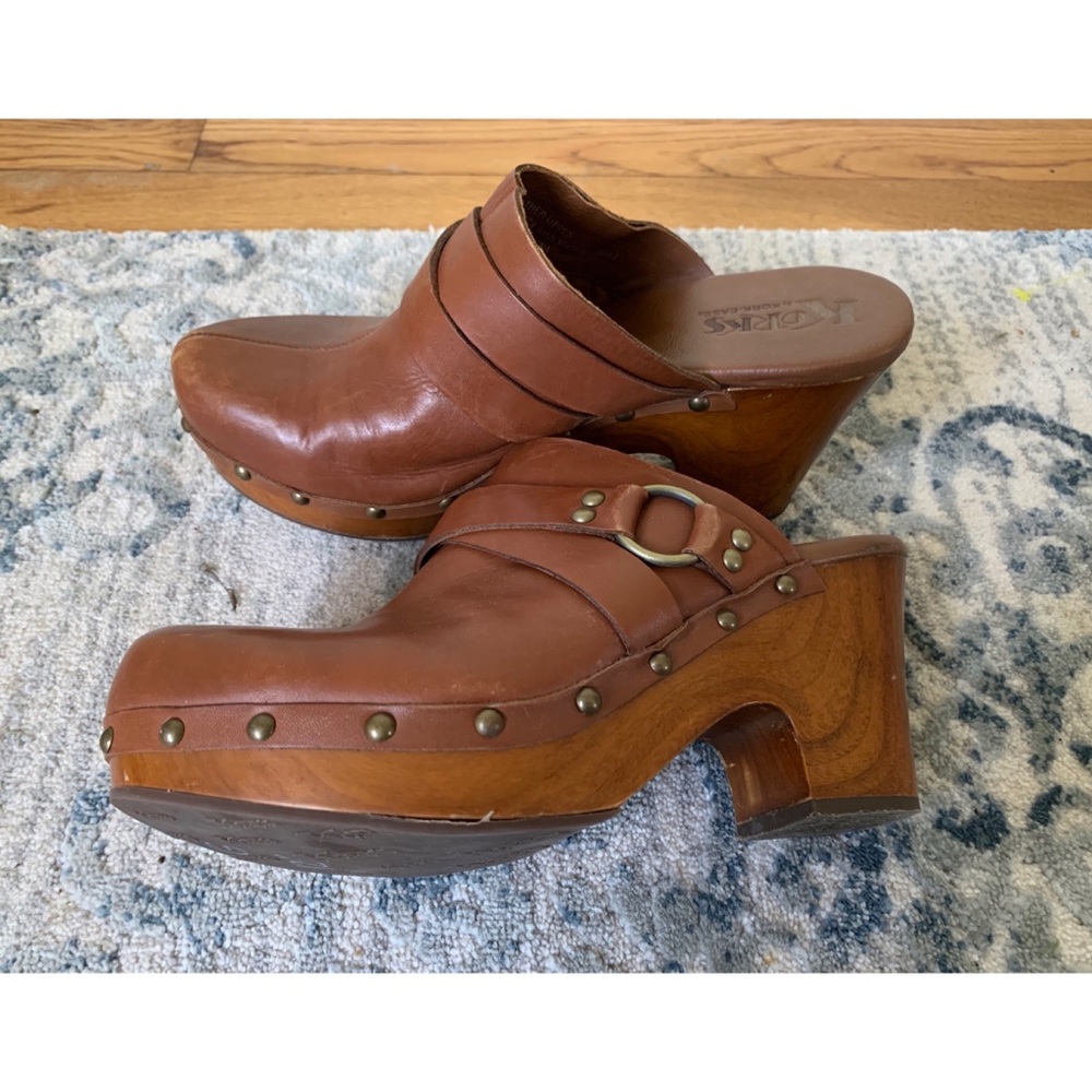 SOLD!❤️ KORKS by Kork Ease Felisa leather clogs 9